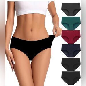 Womens Underwear Set of 6 Cotton Soft Hipster Full Coverage Stretch-SIZE 2XL